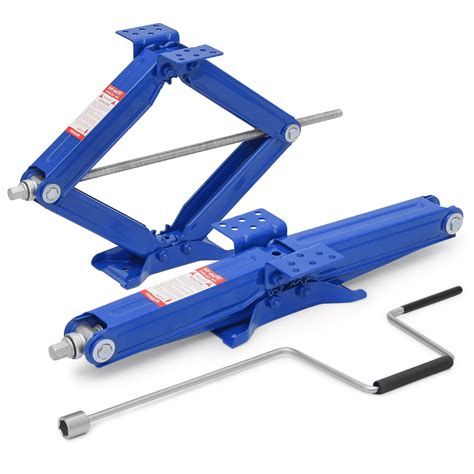 M-AUTO Set 2 Scissor Jack, 2.5 Ton 5000lbs Heavy Duty Floor Jack ...