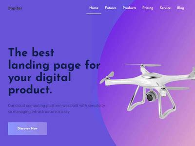 Jupiter / Лендинг / Шаблоны Bootstrap | BootstrapТема