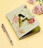 Doodle Initial A Premium Soft Bound Notebook Diary for Girls and Women ...