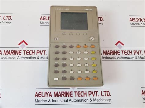 Siemens Simatic Pg615 International Programmer 6Es5 615-0Ua11 – Aeliya ...
