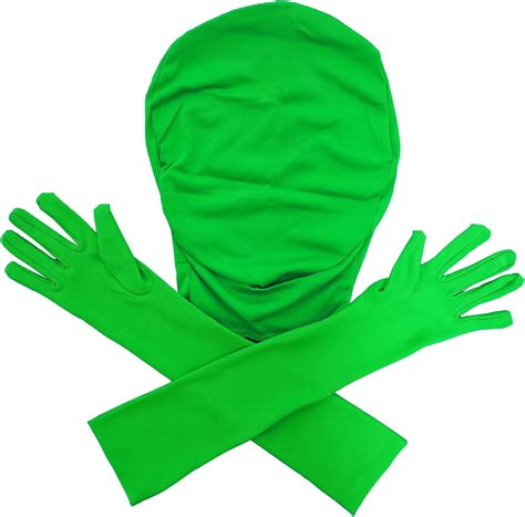 Buy JOMOCARE Chromakey Green Screen Gloves with Hood Invisible Effects ...