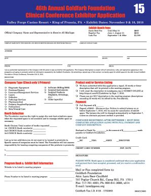 Fillable Online 46th Annual Goldfarb Foundation Fax Email Print - pdfFiller