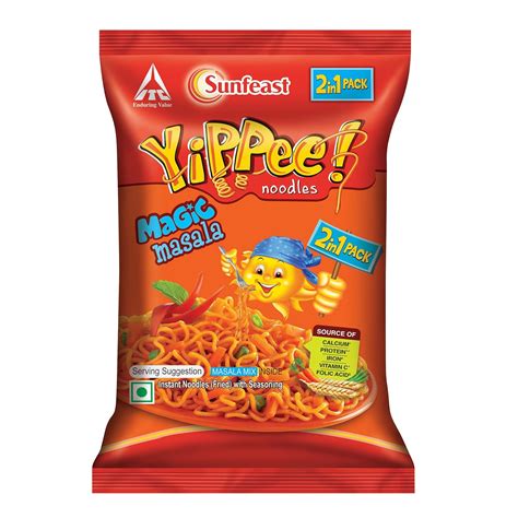 Sunfeast YiPPee! Magic Masala long, slurpy noodles | with real ...