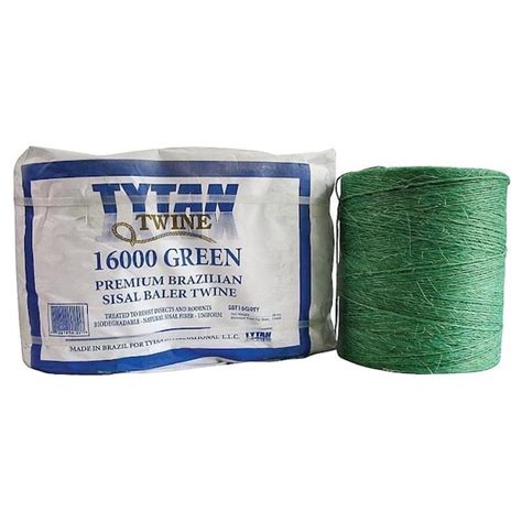 Tytan Baler Twine, 16,000 ft L, 130 lb Working Load, Sisal, Brazilian ...
