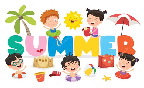 Summer Kids Clipart