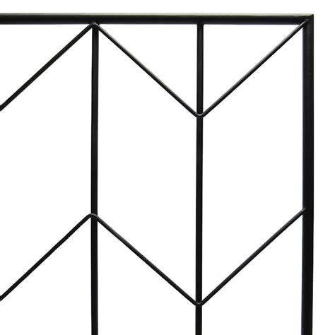Black Metal Chevron Outdoor Trellis, 62" | At Home