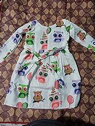 Pujia Mills Baby Girl Printed Frock Dress with Purse for Kids (BGD 93-1 ...