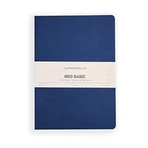 myPAPERCLIP NeoBasic B5 Unruled Notebook | 160 Pages, 80 GSM, 250 GSM ...