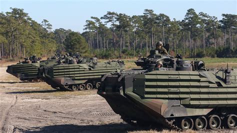 Marine Corps Receives First New, More Lethal Amphibious Combat Vehicles