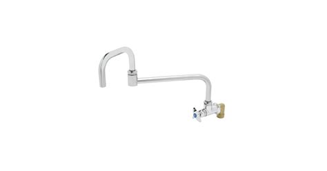 T and S Brass BF-0299-18DJ 32.2 GPM Wall Mounted Single Hole Pot Filler ...