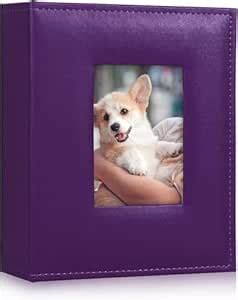 RECUTMS Photo Albums with 6x4 200 Photos Pocket Album Cover Slide in ...