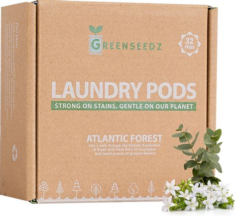 Amazon.com: Greenseedz Eco Friendly Laundry Detergent Pods, 32 Pacs ...