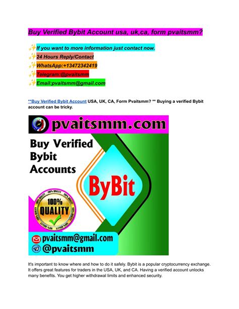 PPT - Buy Verified Bybit Account usa, uk,ca, form pvaitsmm PowerPoint ...
