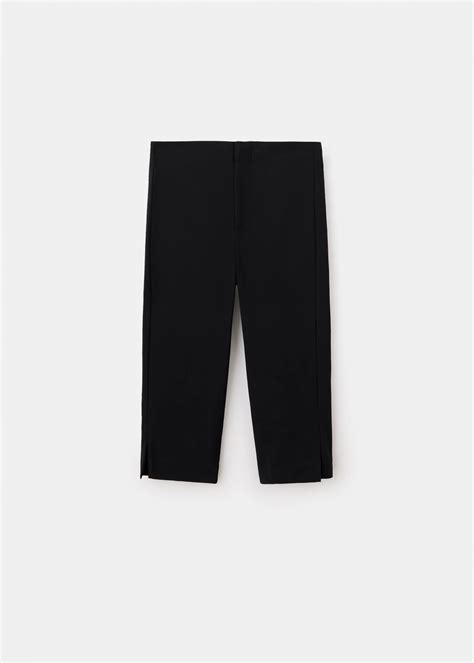 Capri trousers with openings - Women | MANGO United Kingdom
