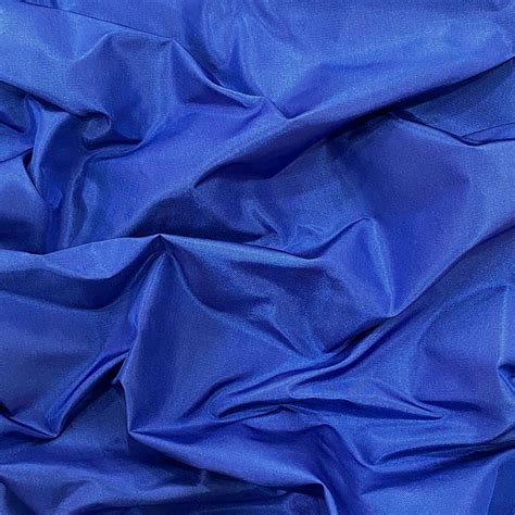Royal blue 100% silk taffeta fabric — Tissus en Ligne