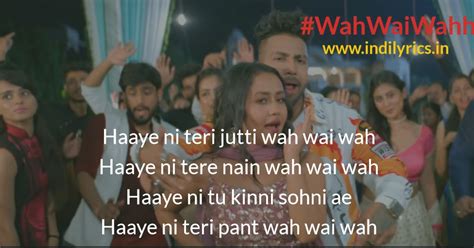Wah Wai Wahh | Neha Kakkar & Sukh-E | Full Song Lyrics with English ...