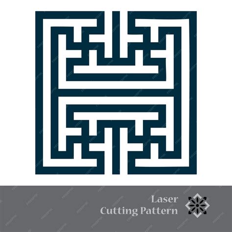 Laser and cnc cut pattern | Premium Vector