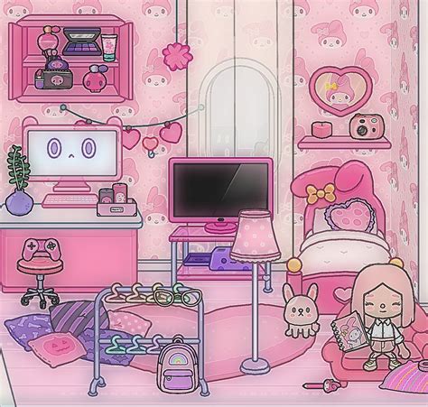 kwaii room toka ^^💒𝐡𝐞𝐥𝐥𝐨 𝐤𝐢𝐭𝐭𝐲💒^^ be: vlollo | Hello kitty rooms, Hello kitty decorations, Hello ...