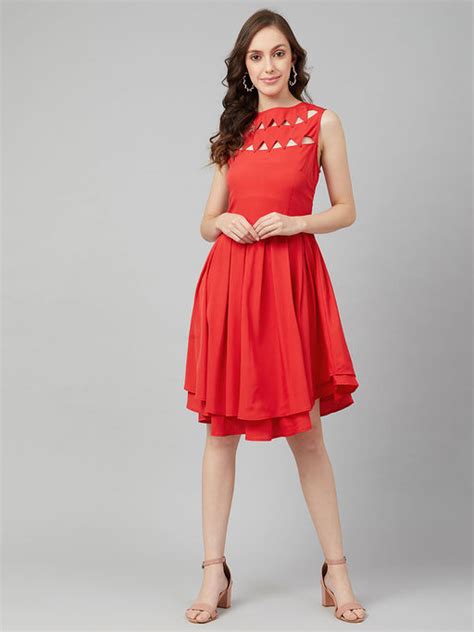 Buy Red Colour Dresses for Women Online with Stylish & Vibrant Designs