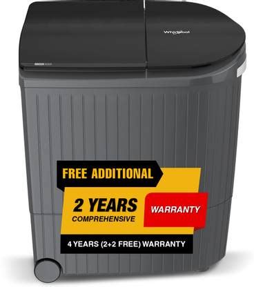 Whirlpool 9 kg Semi Automatic Top Load Washing Machine Grey Price in ...