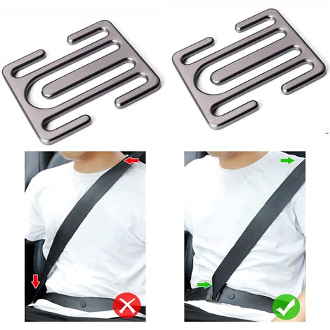 Car Seat Belt Clips Adjuster Seatbelt Universal All Auto Models, Metal Seat Belt Clip,Car Metal ...