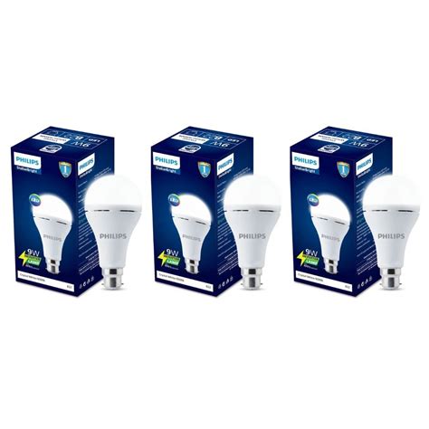 PHILIPS B22D 9-Watts Bulb Light, (Cool Day Light) Pack Of 3 : Amazon.in
