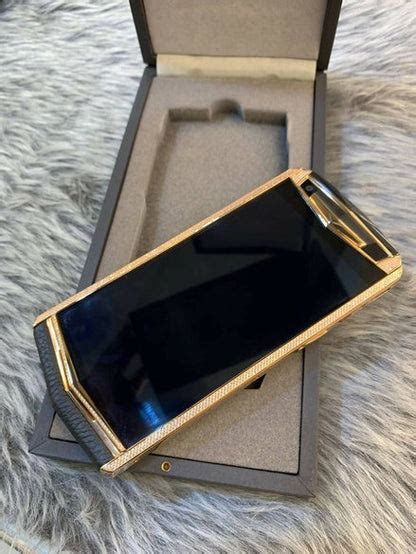 Vertu Aster P Jade Black Diamond Red Gold Edition Mobile Phone ( PRE O ...