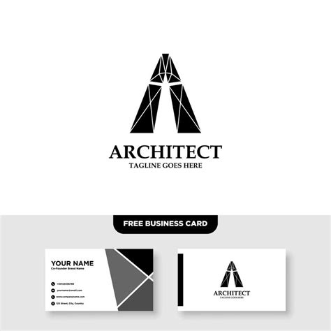建筑公司建筑建筑师矢量标识模板-矢量免费名片素材-高清图片-摄影照片-寻图免费打包下载