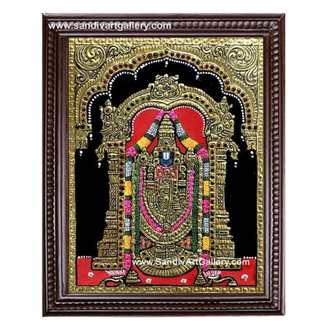 Balaji Tanjore Painting - Best Price - Sandiv Art Gallery