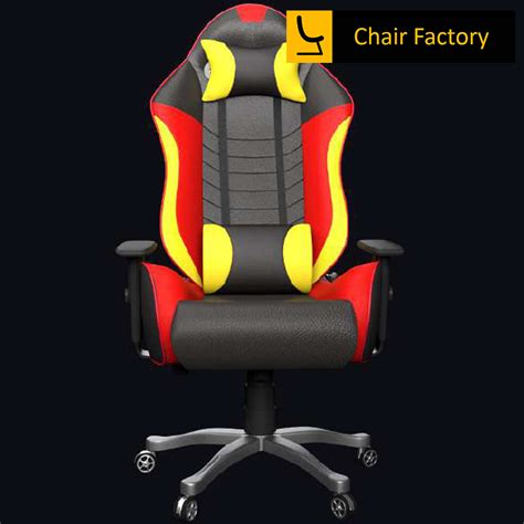 Gaminate CH55 CFG-7 Black Yellow & Red gaming chair for PC | Chair Factory