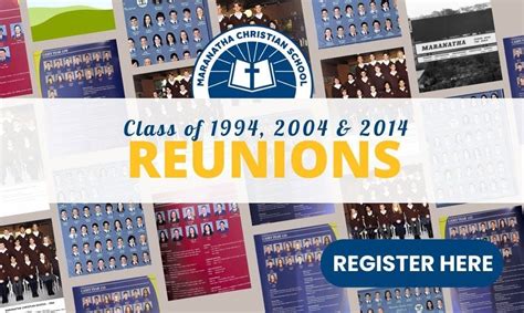 MCS Reunions 1994, 2004 and 2014, Maranatha Christian School (Endeavour ...