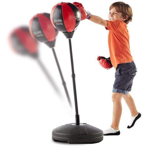Buy TMISHION Kids Boxing Set,Adjustable Height Speed Boxing Sports Set ...