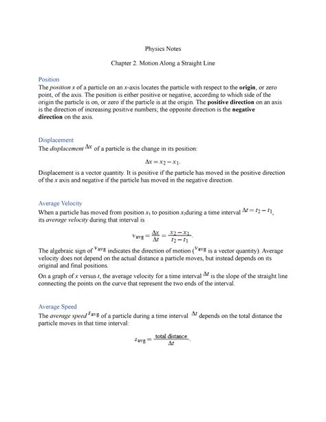 Image result for Physics Freshman Course Chapter 2