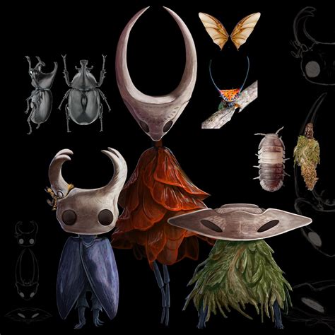 hornet, knight, and pablo (hollow knight and 1 more) drawn by burden ...