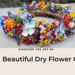 Dry Flower crown workshop with afternoon tea, Llantrisant Guildhall, 23 ...