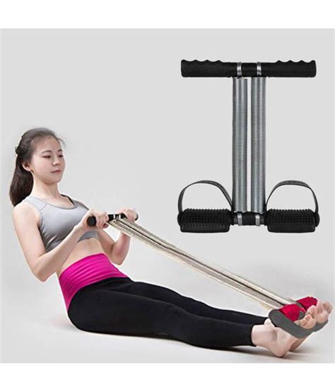 Tummy Trimmer Sports Double Spring Abdominal Exerciser - Black: Buy ...