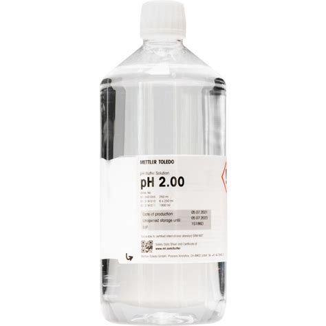 Technical Buffer pH 2.00 1000ml - Overview - METTLER TOLEDO