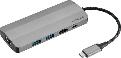 Insignia™ 7-Port USB-C Hub Gray NS-PH571MS23 - Best Buy