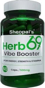 Sheopals Herb69 Capsules With Ashwagandha To Help Improve Energy ...