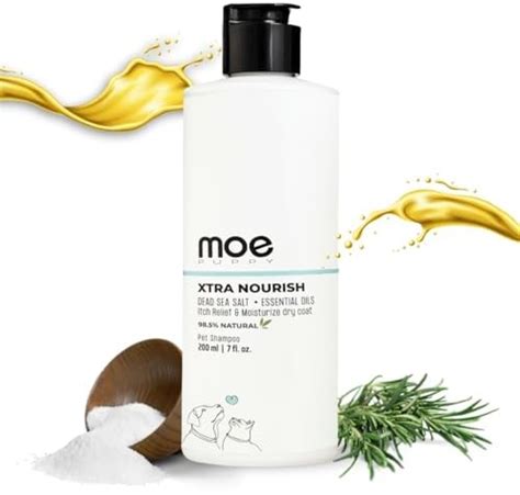 Buy Moe Xtra Nourish Pet Shampoo for Itch Relief & Moisturize Dry Coat ...