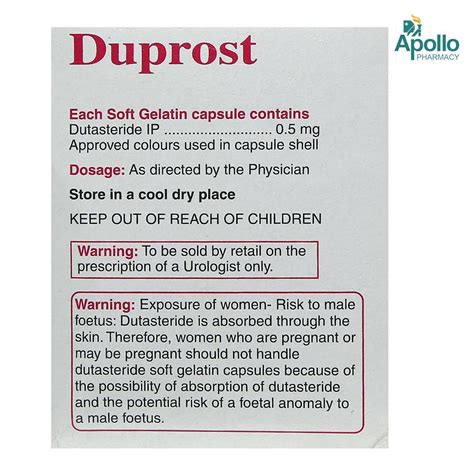 Duprost Capsule 10's Price, Uses, Side Effects, Composition - Apollo ...