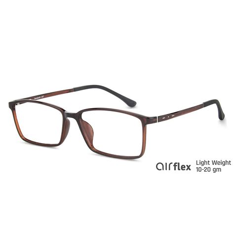 Buy Brown Full Rim Rectangle Lenskart Air Online Air Flex VC E11492-C9 ...
