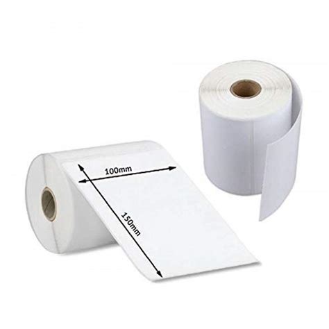 SECUREMENT Direct Thermal Barcode Labels Sticker Roll (4" x 6" - 250 ...