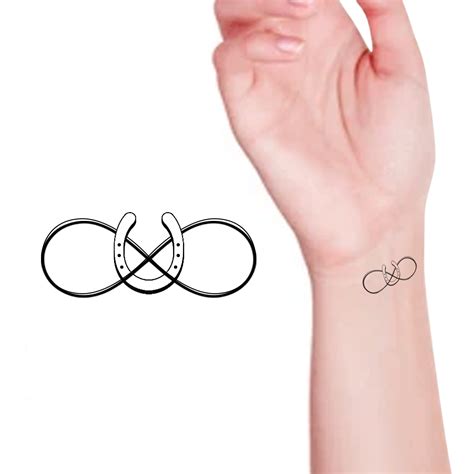 Infinity Horseshoe Tattoos Wrist Tattoo Ideas | Designs For Wrist