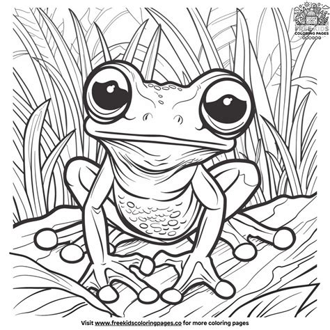 Stunning Realistic Frog Coloring Pages To Inspire