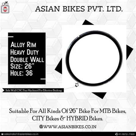 Bicycle Rims - Round Alloy Bicycle Rim Manufacturer from Ludhiana