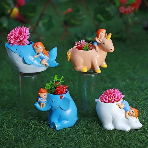 MEHRAS LIFE STYLE Resin Combo Pack of 4 pcs Cute Girls on Elephant ...