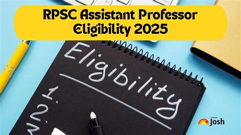 RPSC Assistant Professor Eligibility 2025: Age Limit & Qualification
