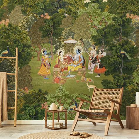 Van Raag Wallpaper in Indian Style, Customised | Life n Colors