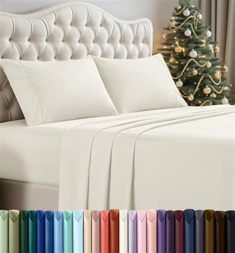 Utopia Bedding Queen Size Sheet Set – 4 Piece Bed Sheets, Soft and Breathable Microfiber, Includes 1 Minimalist